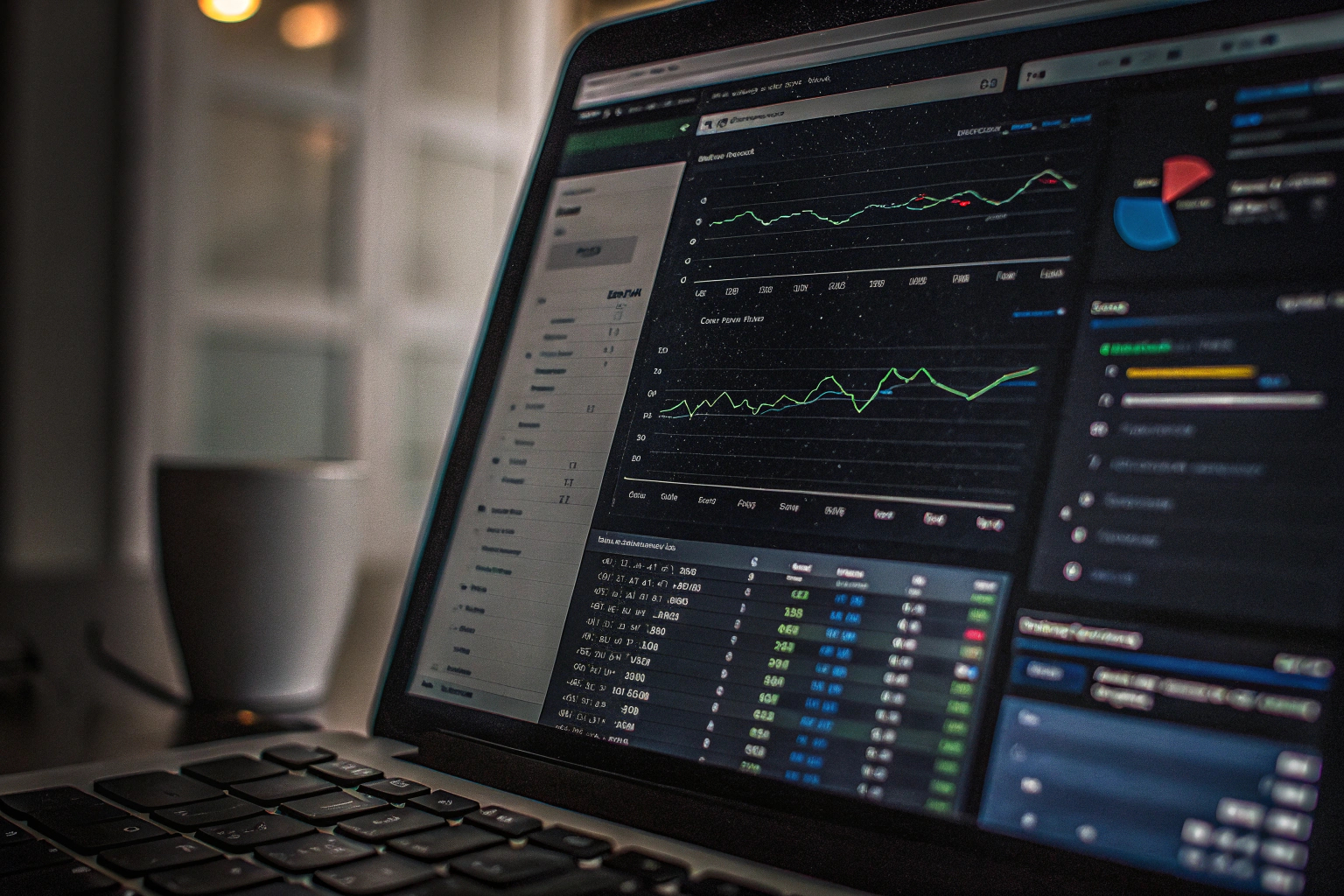 SEO-Analyse-Tools auf einem Computerbildschirm