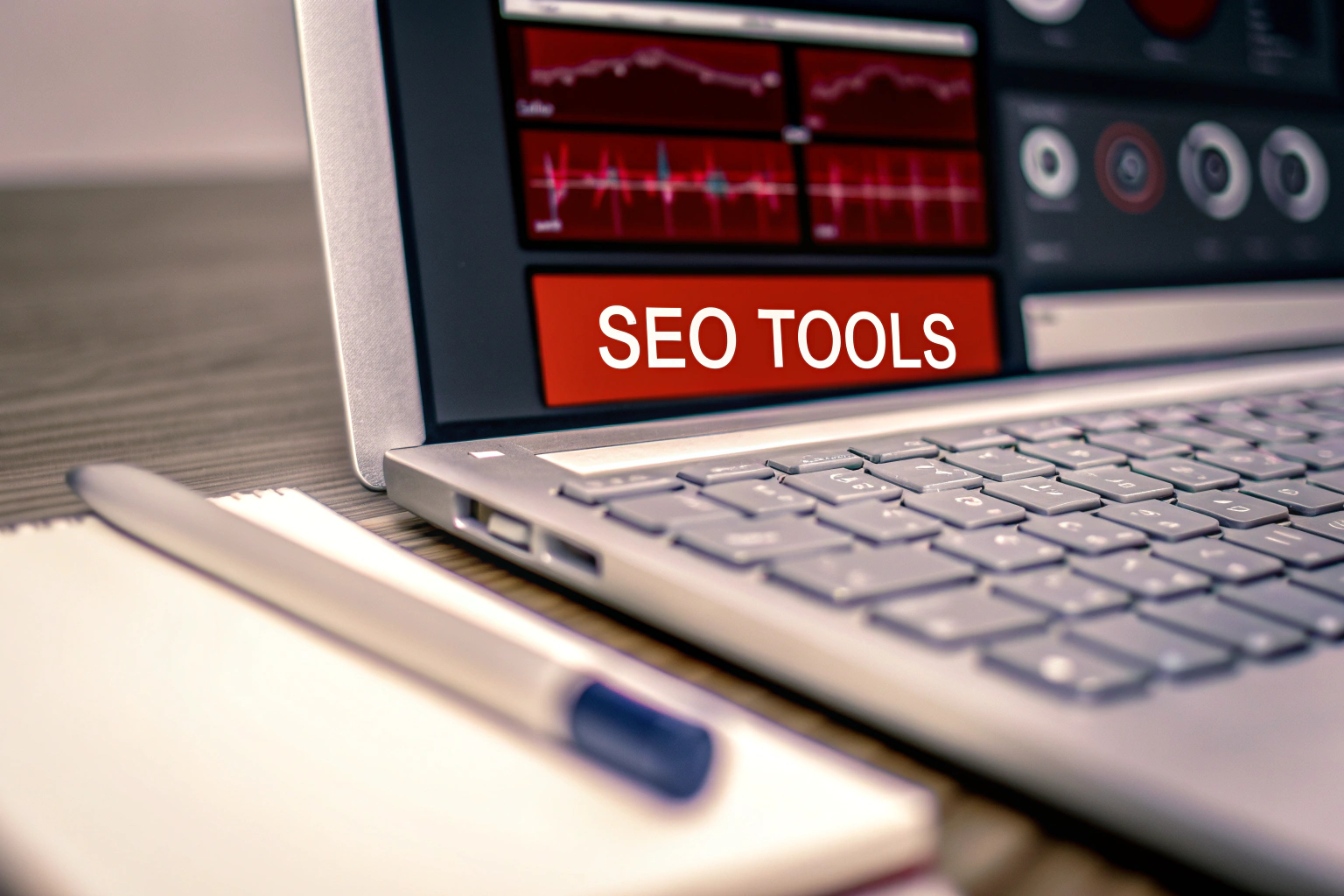 SEO-Tools auf einem Computerbildschirm