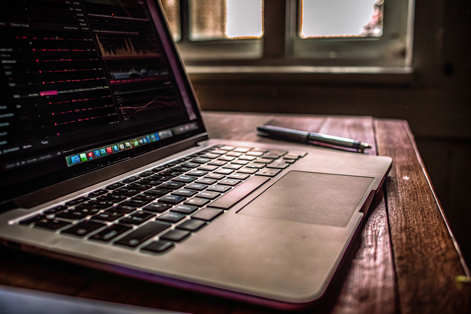 Content-Management-System auf einem Laptop