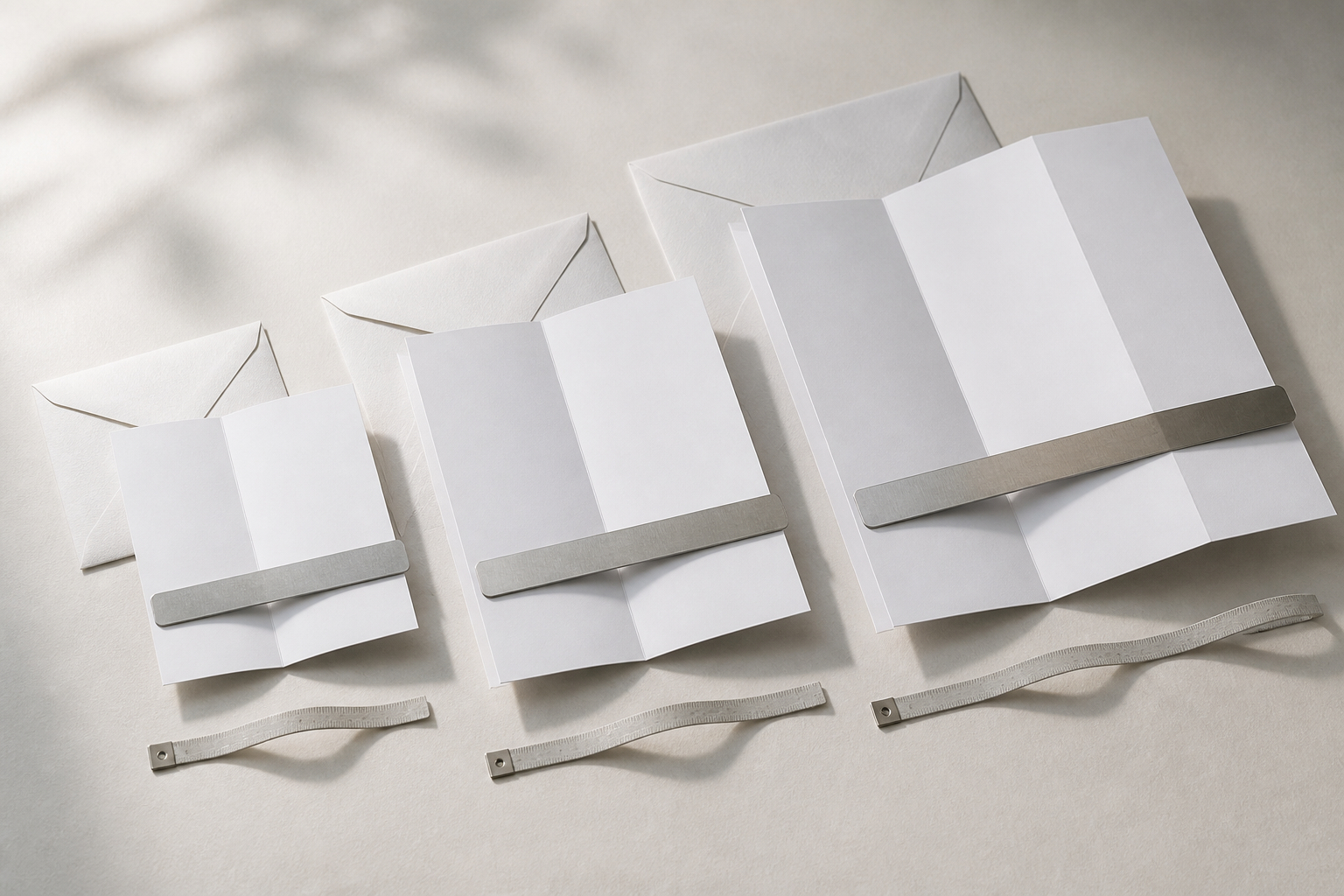 Formatvergleich für Direktmailings mit A5 A4 und B4