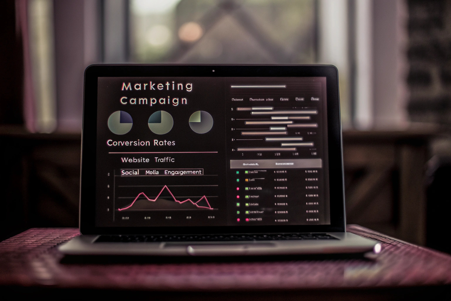 Dashboard für Marketingkampagne