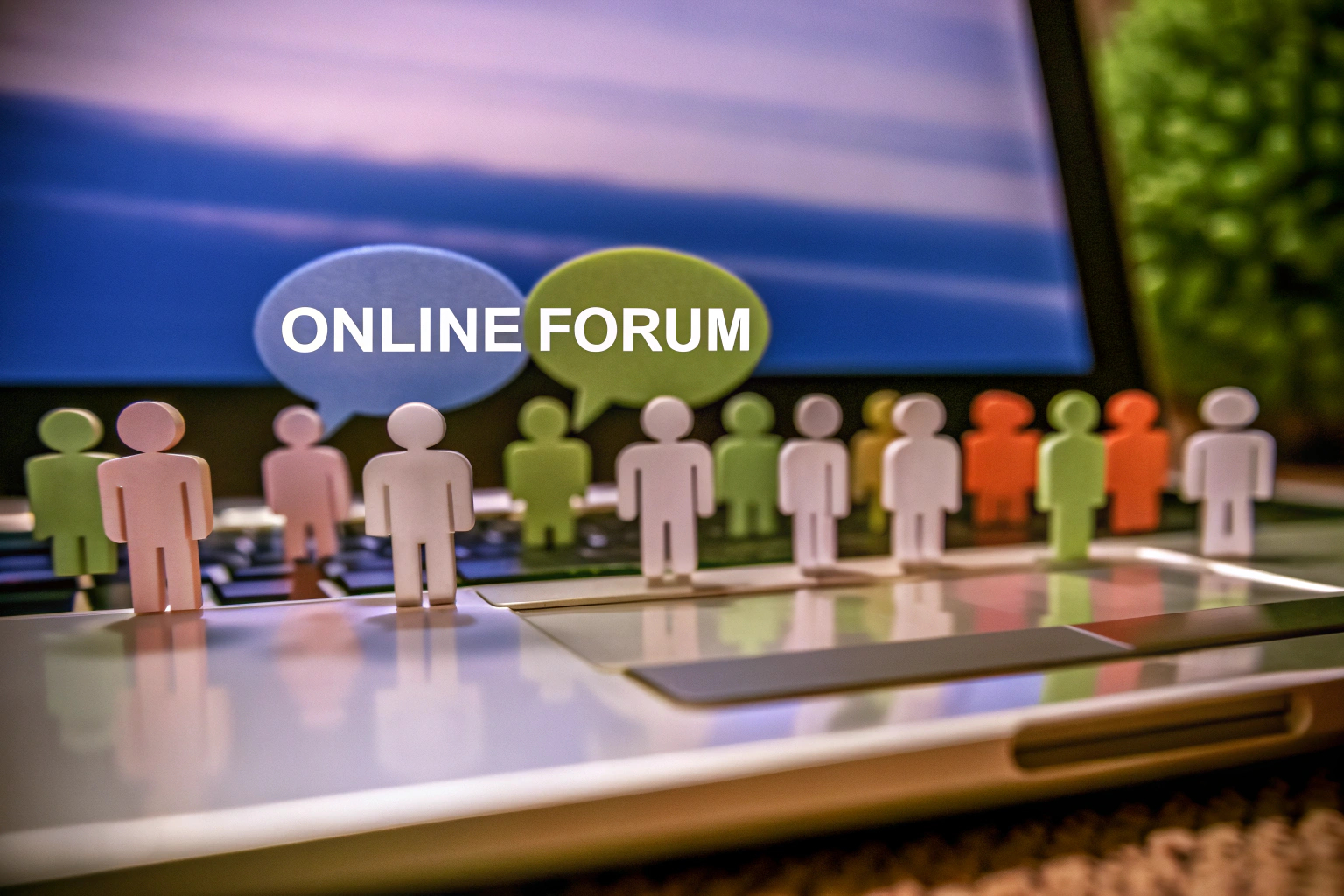 Aktive Diskussion in einer Community