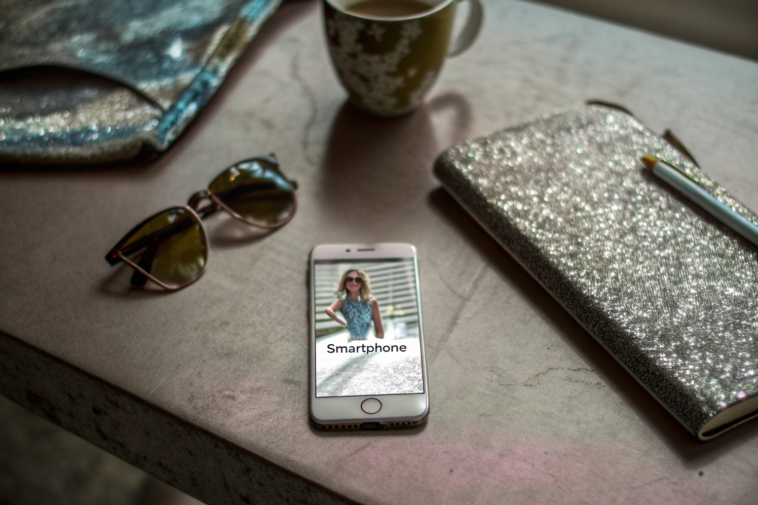 Influencer bewirbt Produkt auf Social Media