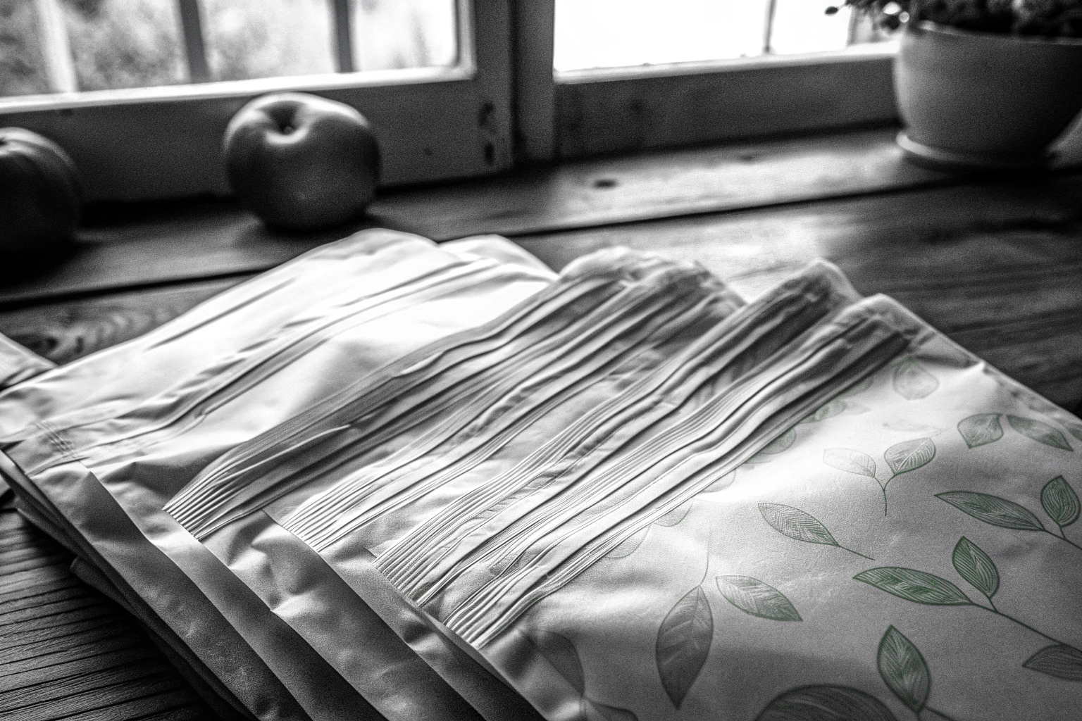 Kompostierbare Zip-Lock-Tüten aus Maisstärke