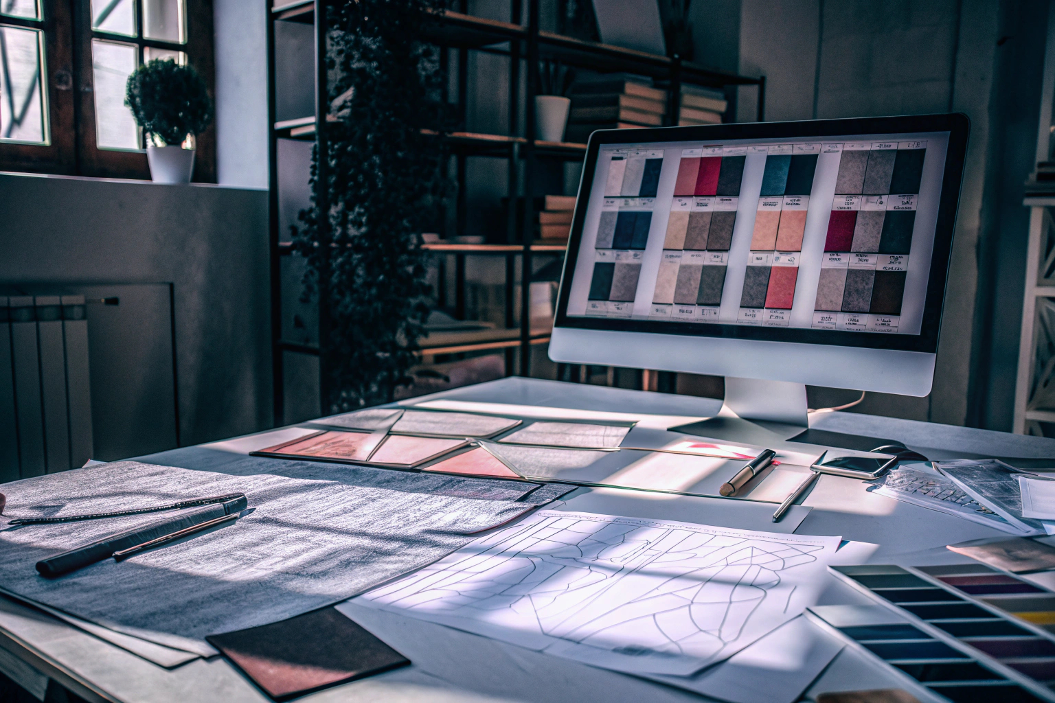 Designer erstellt Verpackungsdesign