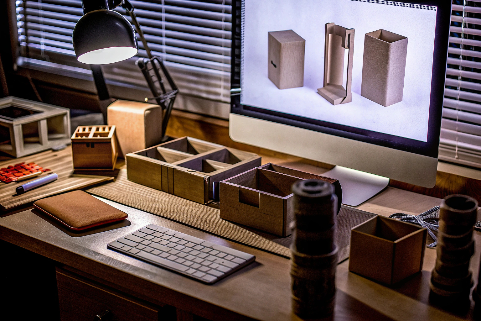 Designer bei der Arbeit an Verpackungsdesign