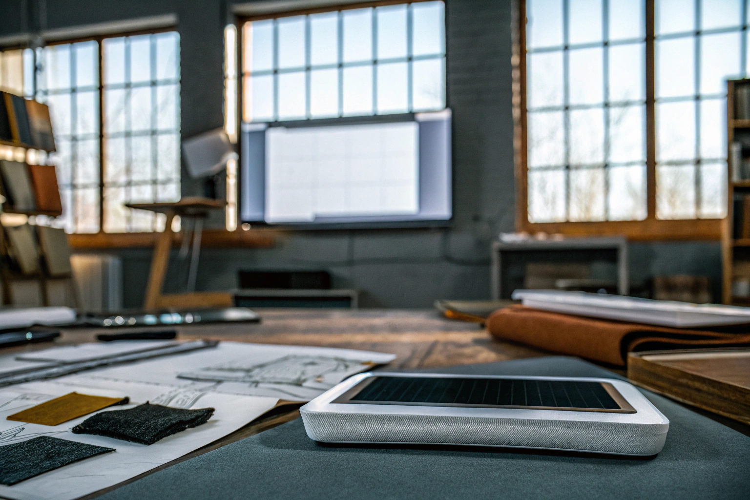 Designer arbeitet am Prototypen