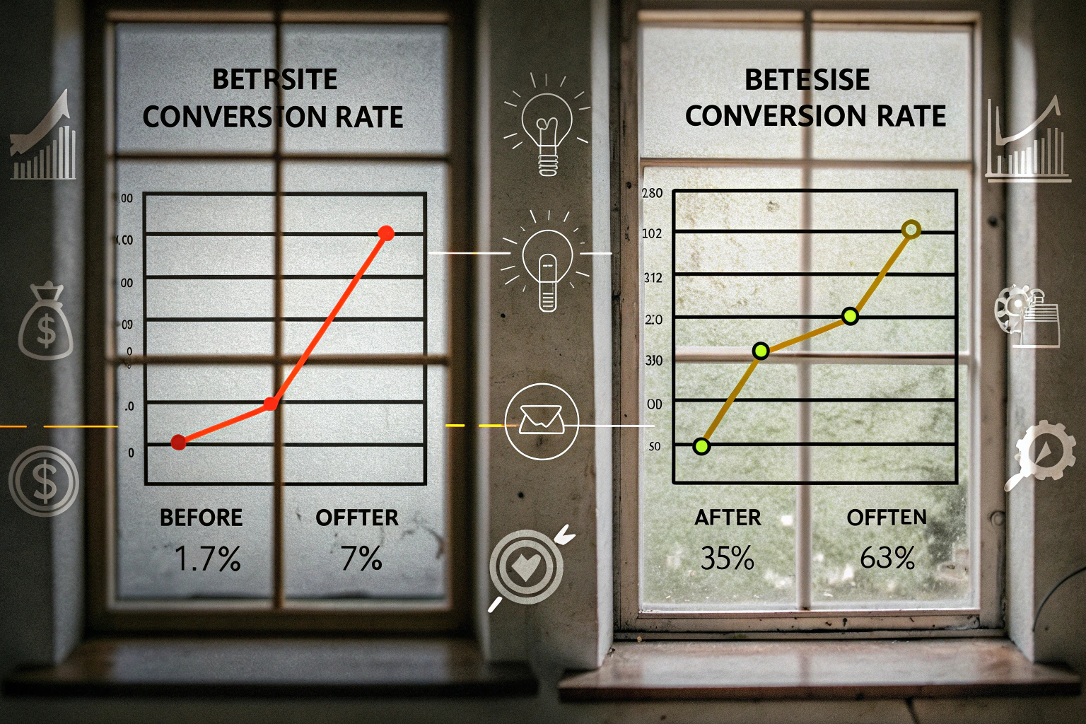 Conversion-Rate-Optimierung Diagramm