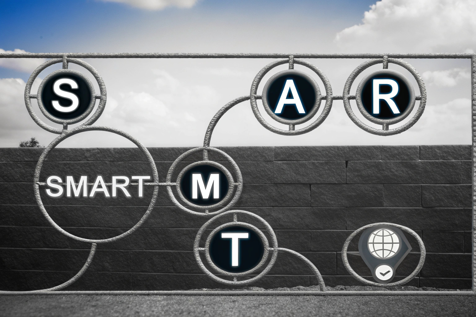 Diagramm der SMART-Ziele