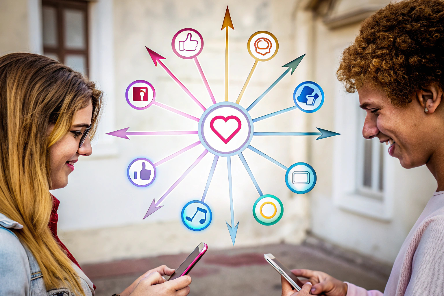 Interaktion mit der Social Media Community