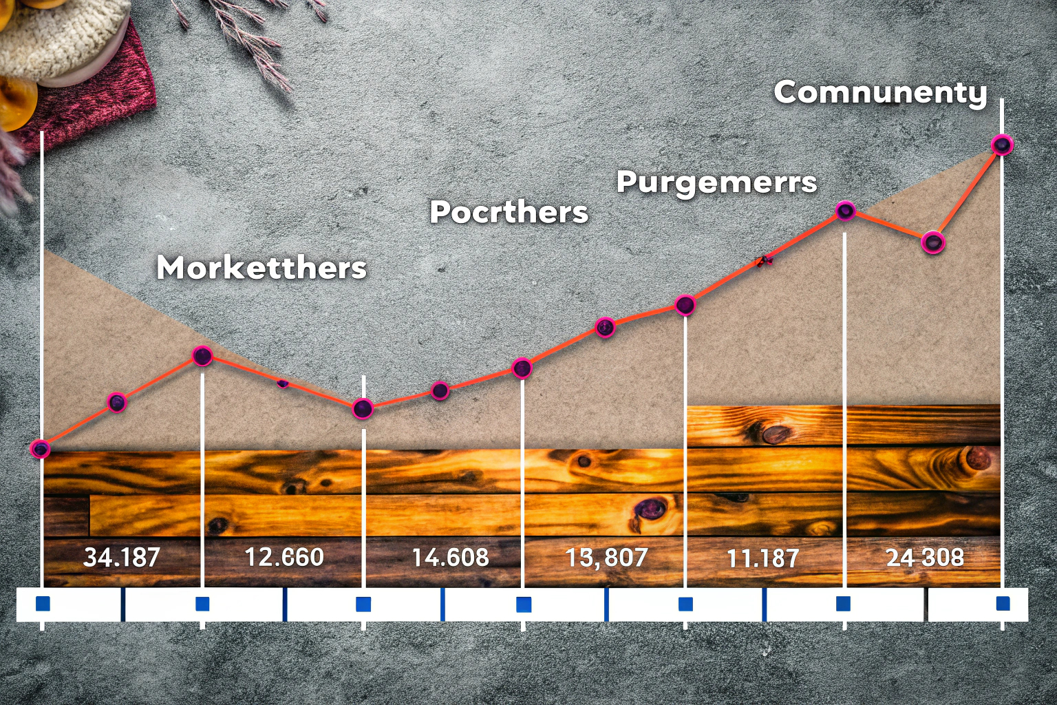 Diagramm der Markenbekanntheit