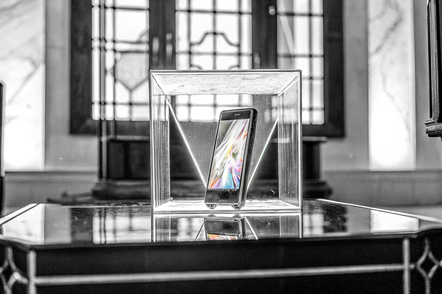 Holografisches Display Produktpräsentation