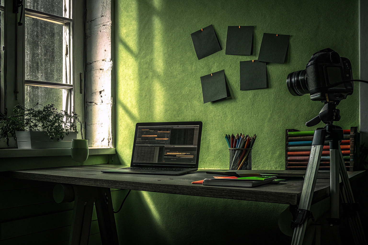 Kreativer Arbeitsplatz