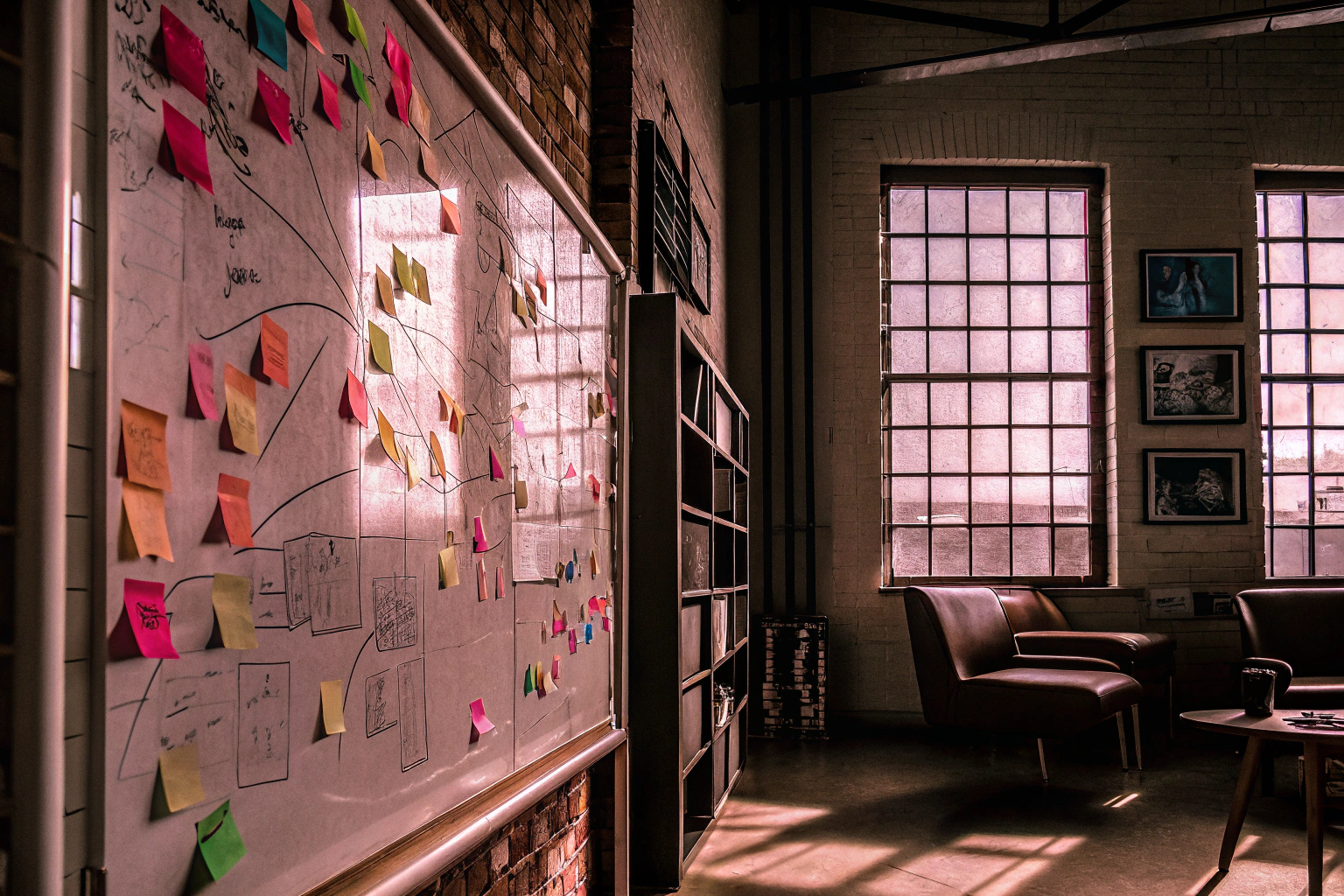 Kreatives Brainstorming-Meeting