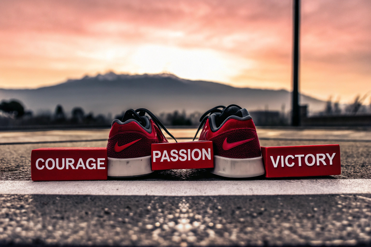Nike Werbebild Emotion Motivation