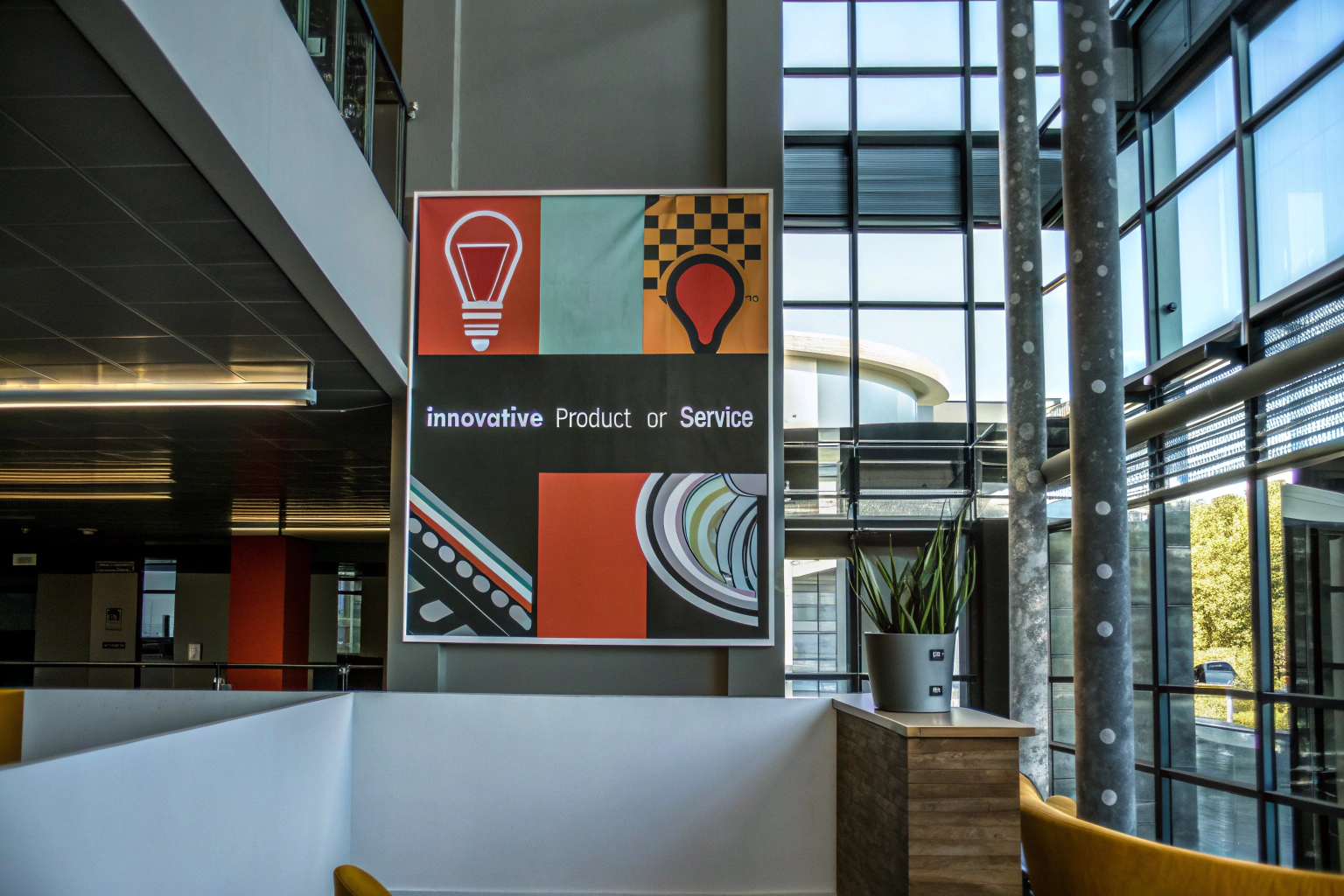 Kreatives Werbeplakat