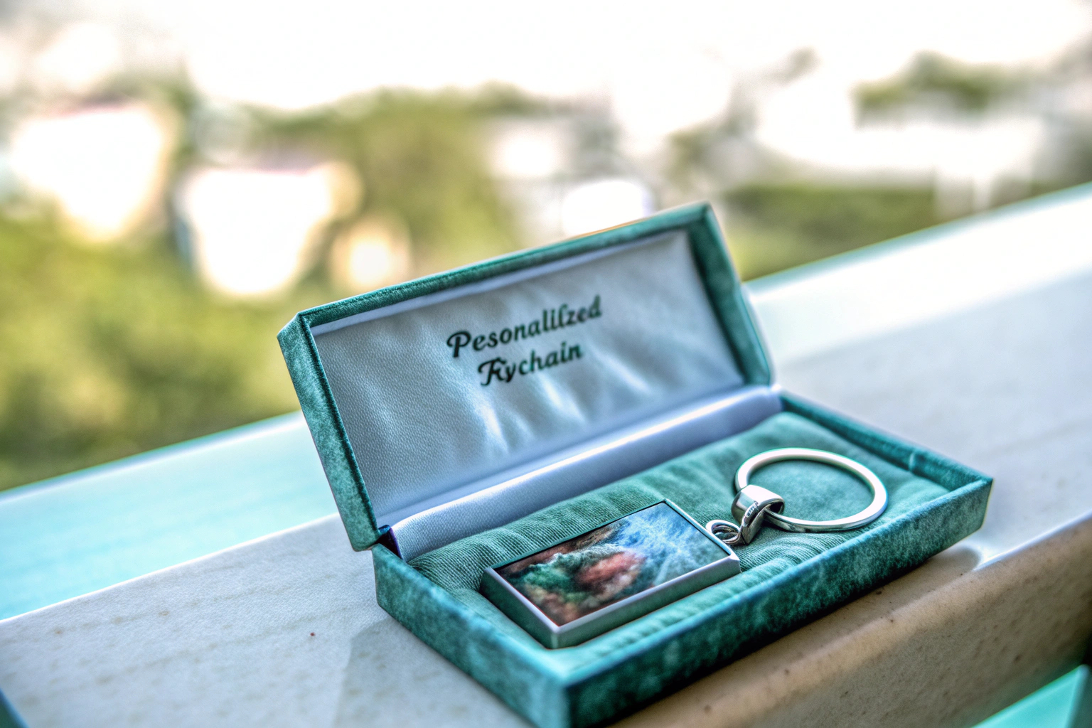 Personalisierter Schlüsselanhänger in Geschenkbox