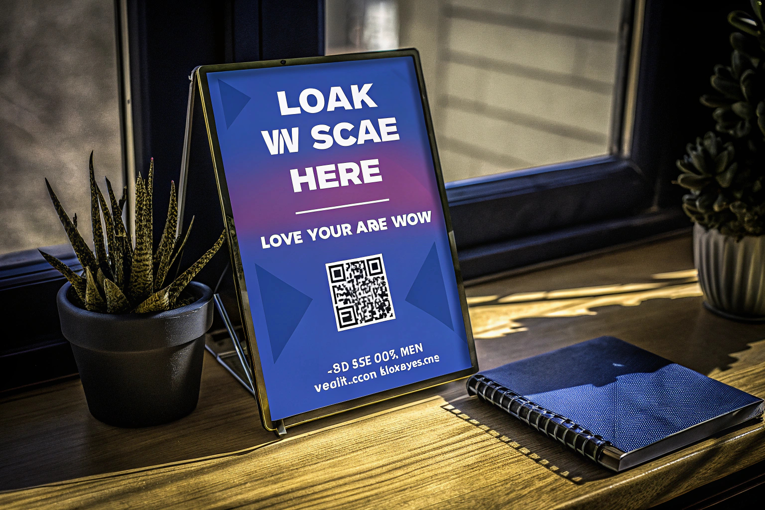 Print-Werbung mit QR-Code