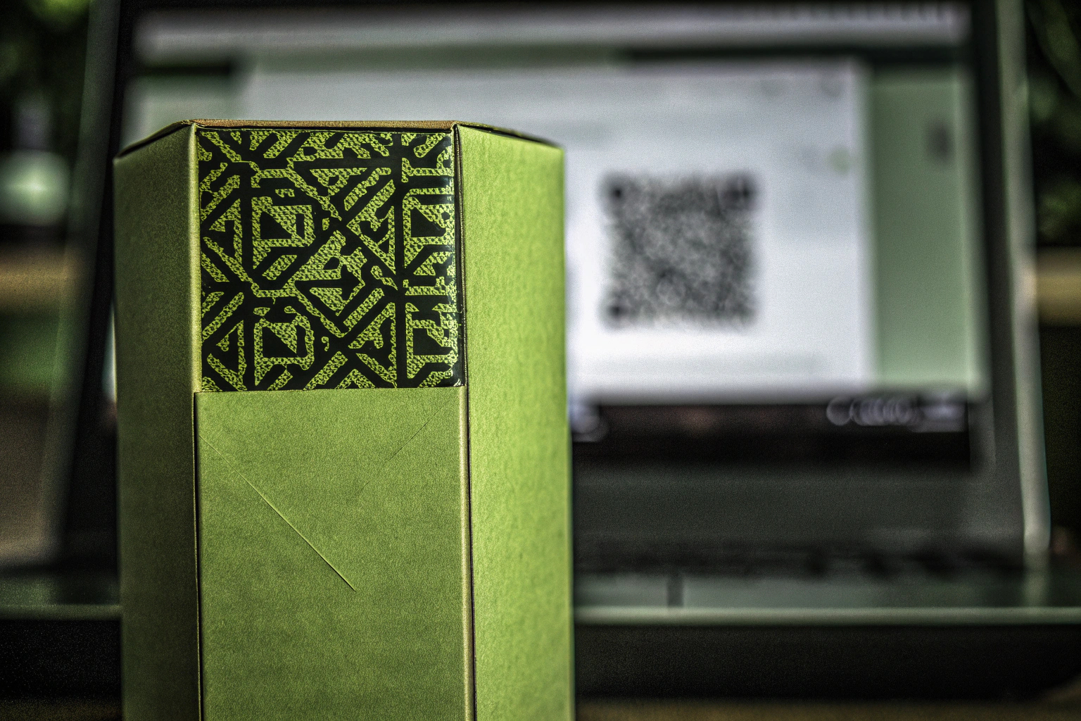 QR-Code auf Verpackung
