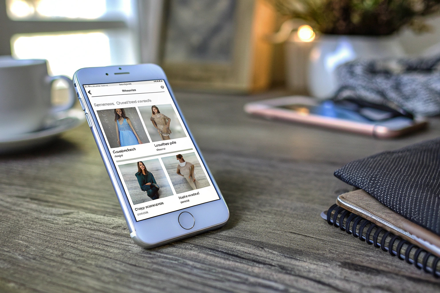 Mobile optimierte E-Commerce-Website