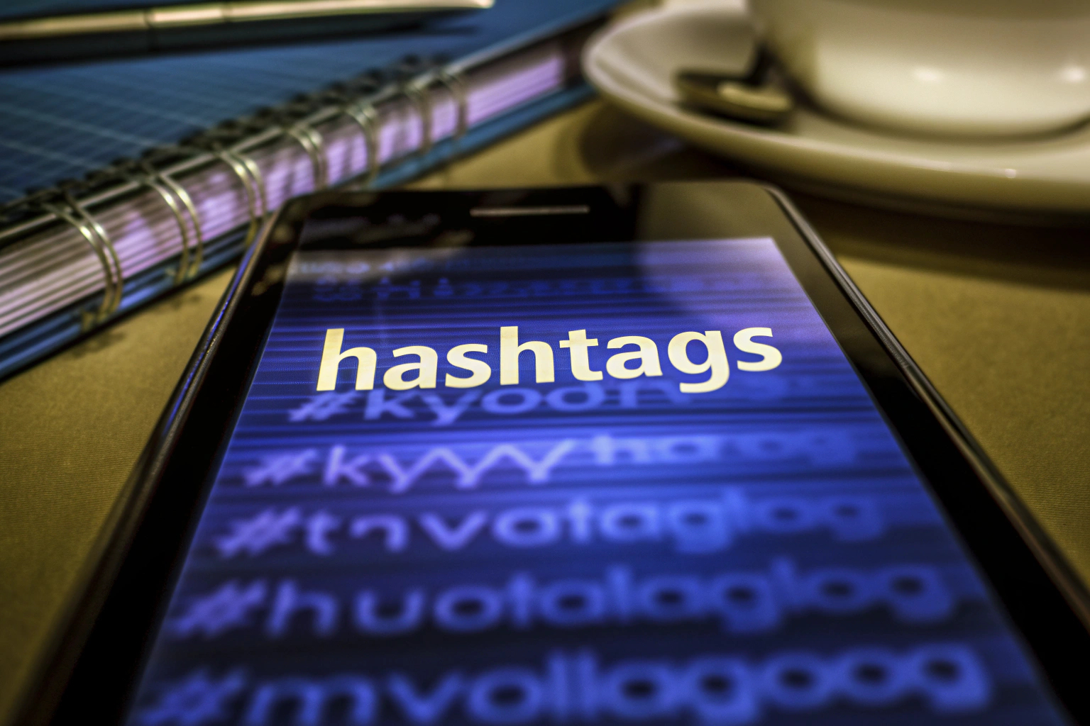 Hashtags auf Social Media