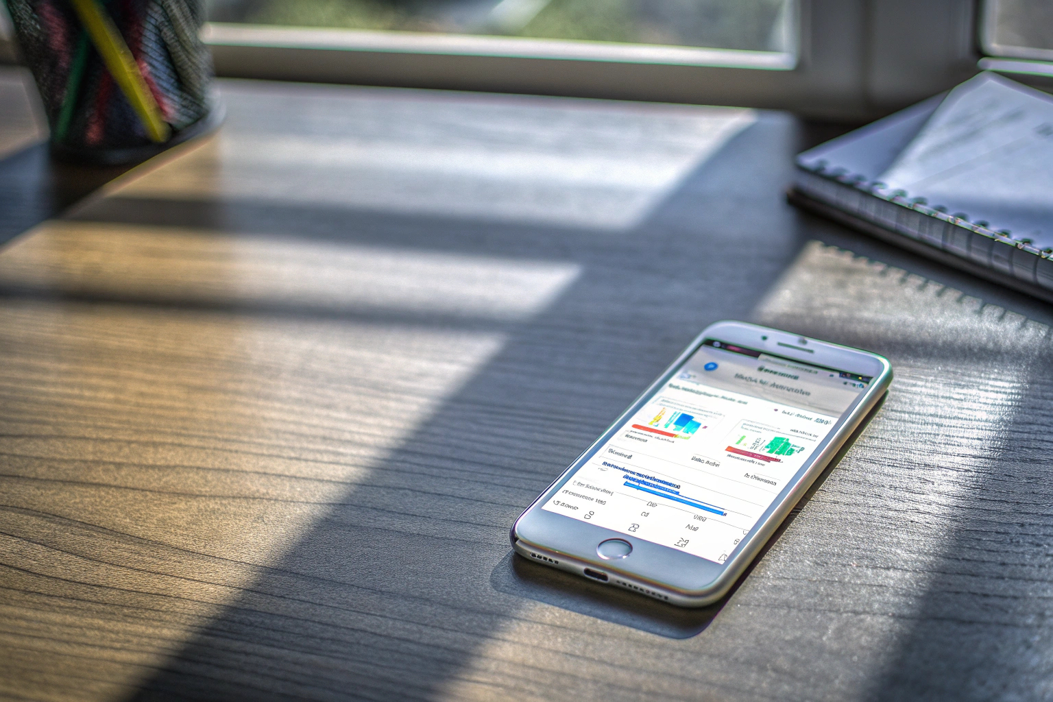 Mobile Marketing App auf Smartphone