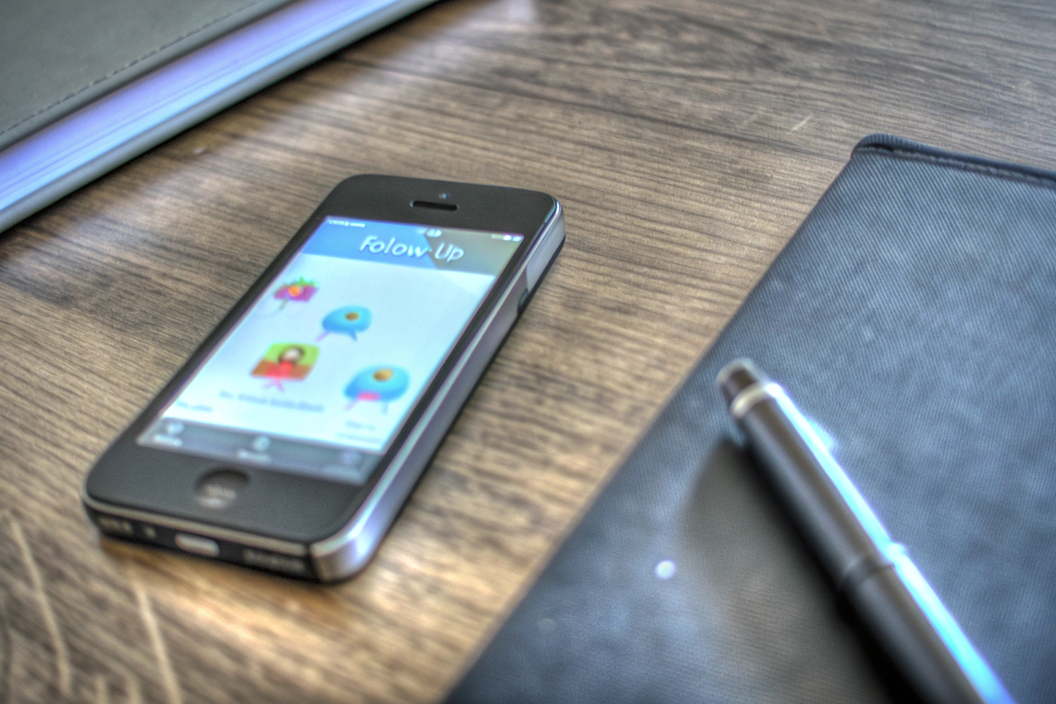 Follow-up-Nachricht auf Smartphone