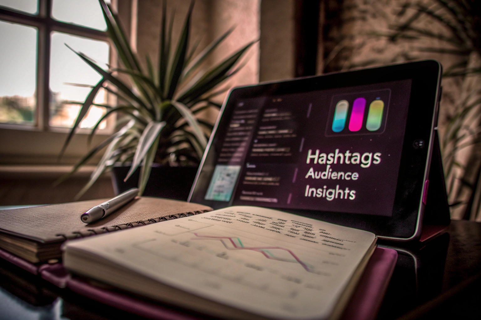 Social Media Manager bei der Arbeit
