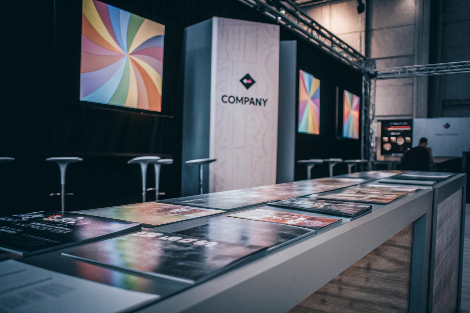 Informationsstand auf einer Messe