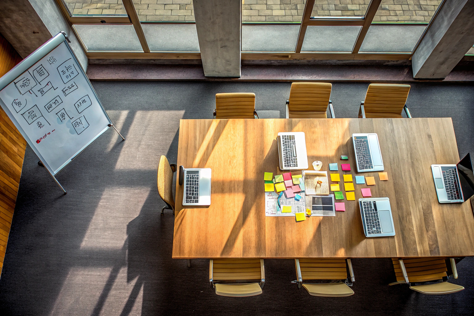 Marketingteam bei der Strategieplanung