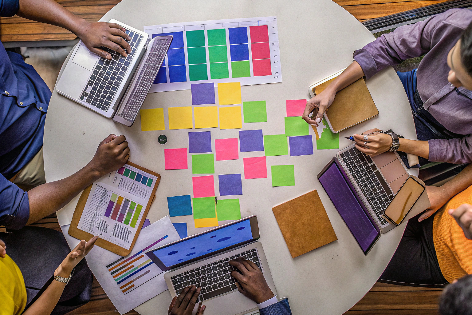 Marketingexperten bei der Arbeit