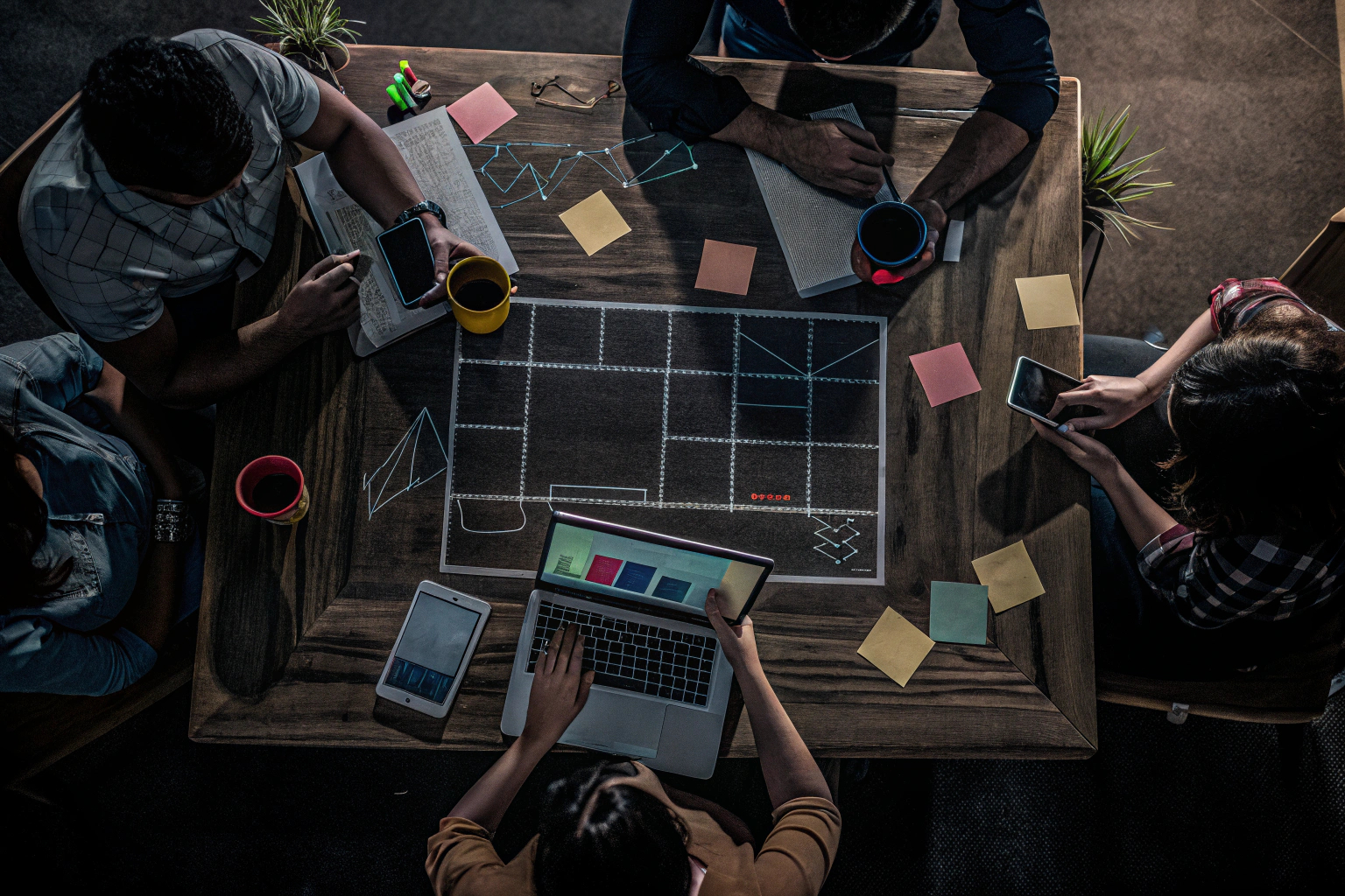 Teamarbeit im Social Media Marketing