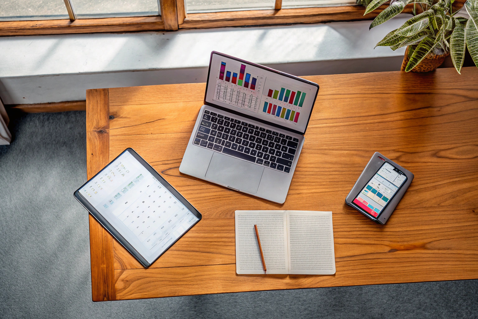 Unternehmer plant Digitalisierungsstrategie