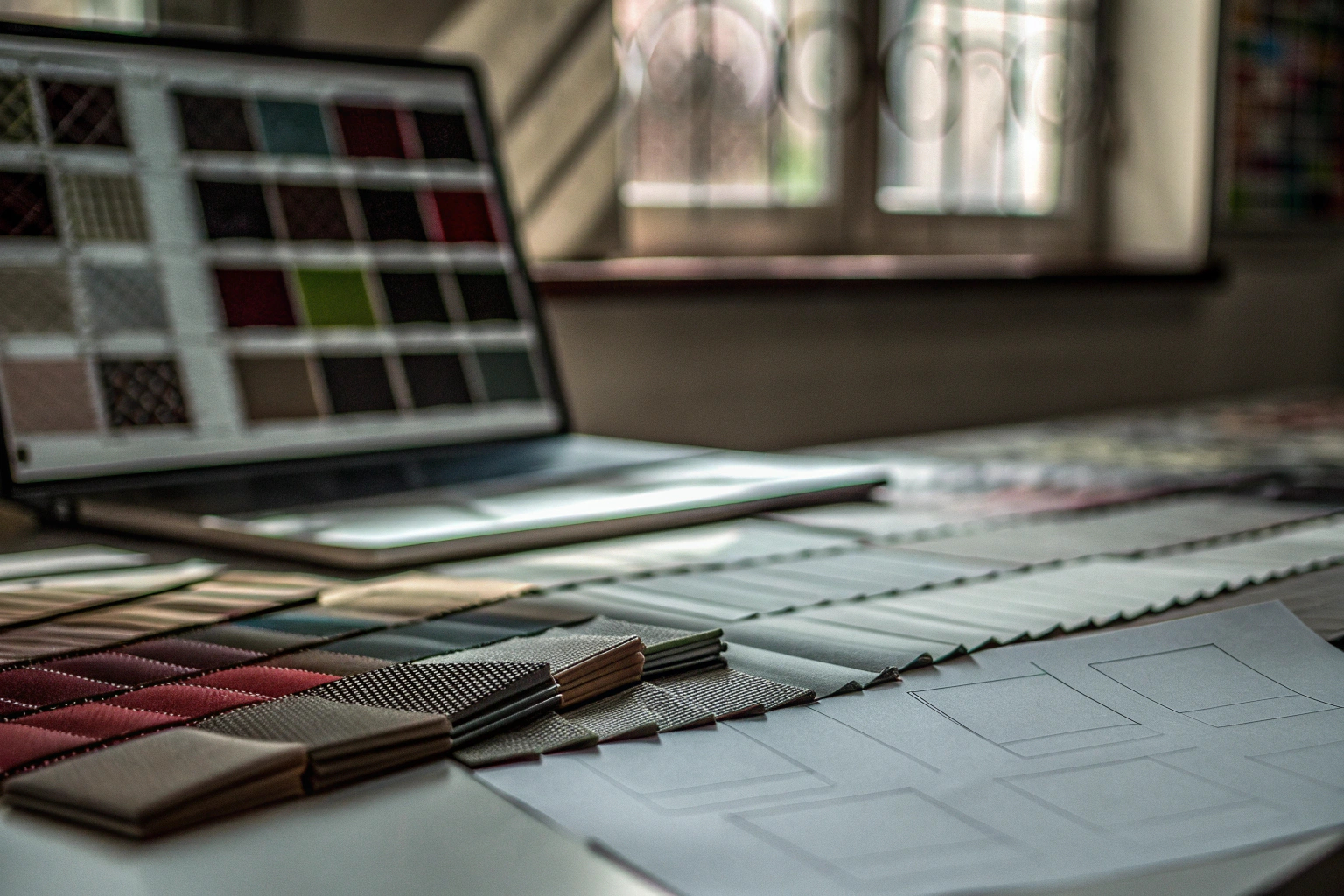 Designer bei der Arbeit an einem Verpackungsdesign