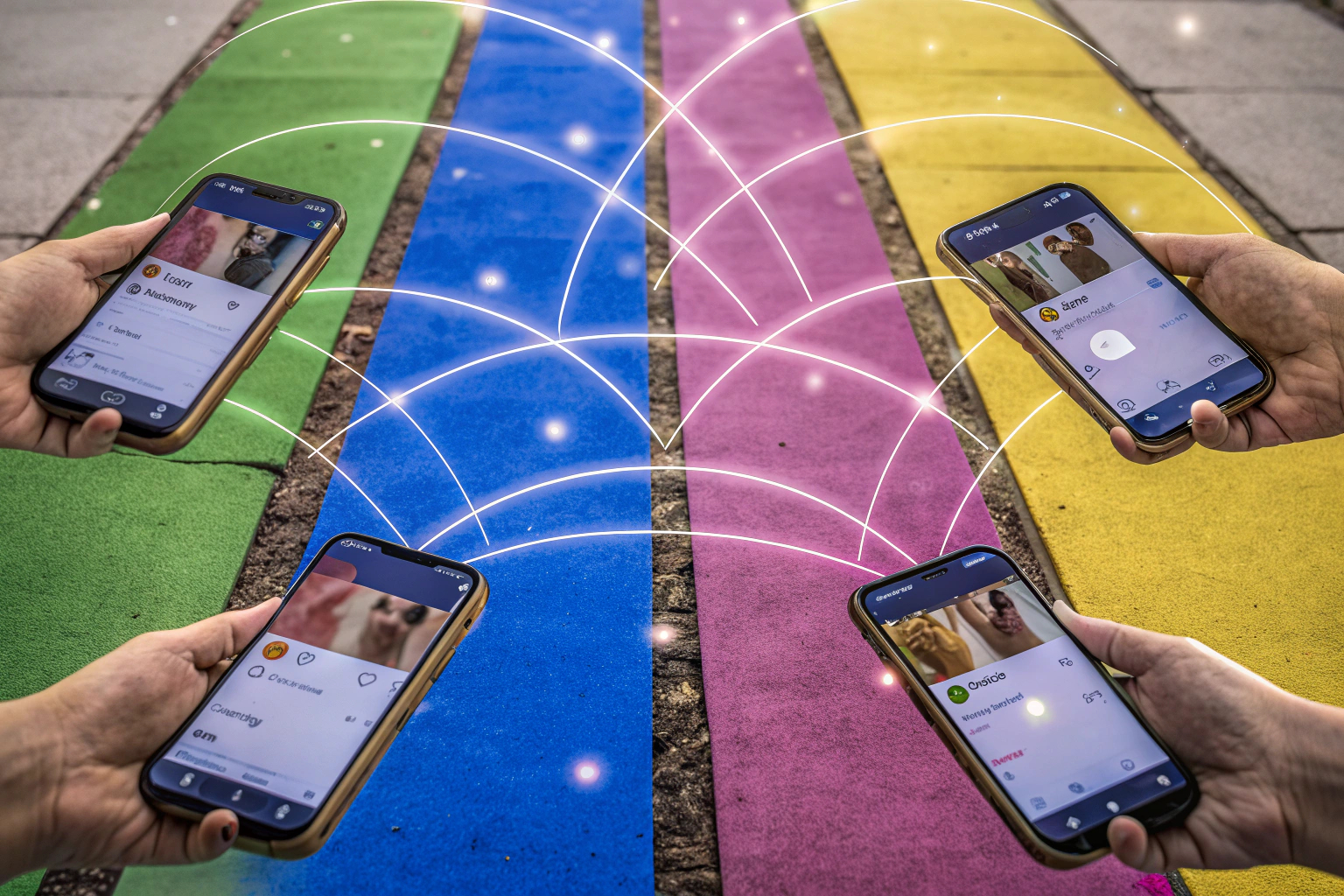 Interaktion auf Social Media