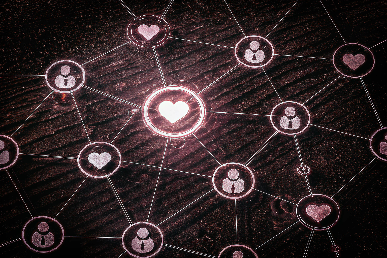 Vernetzung in einer Online-Community