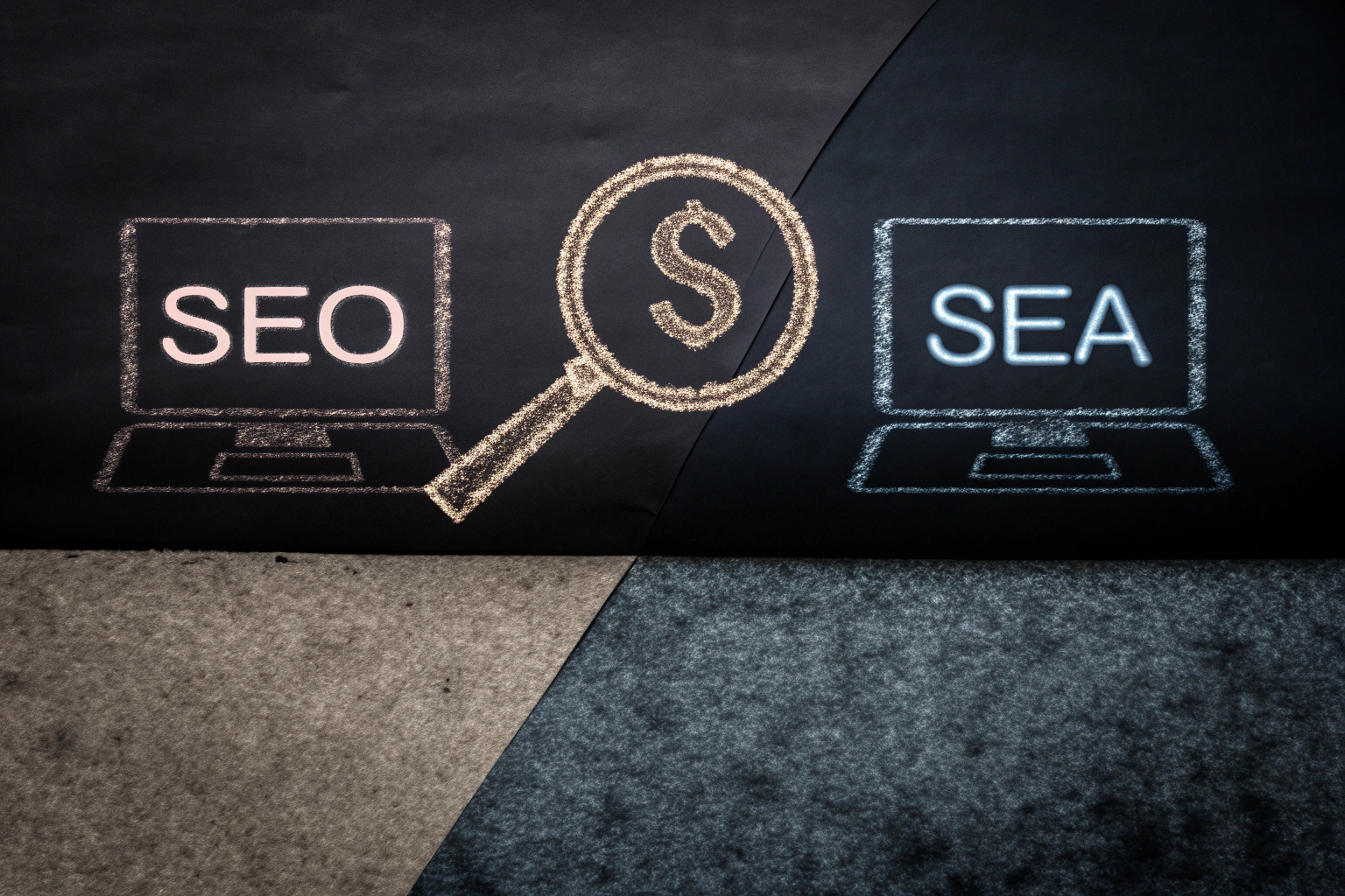 Vergleich von SEO und SEA