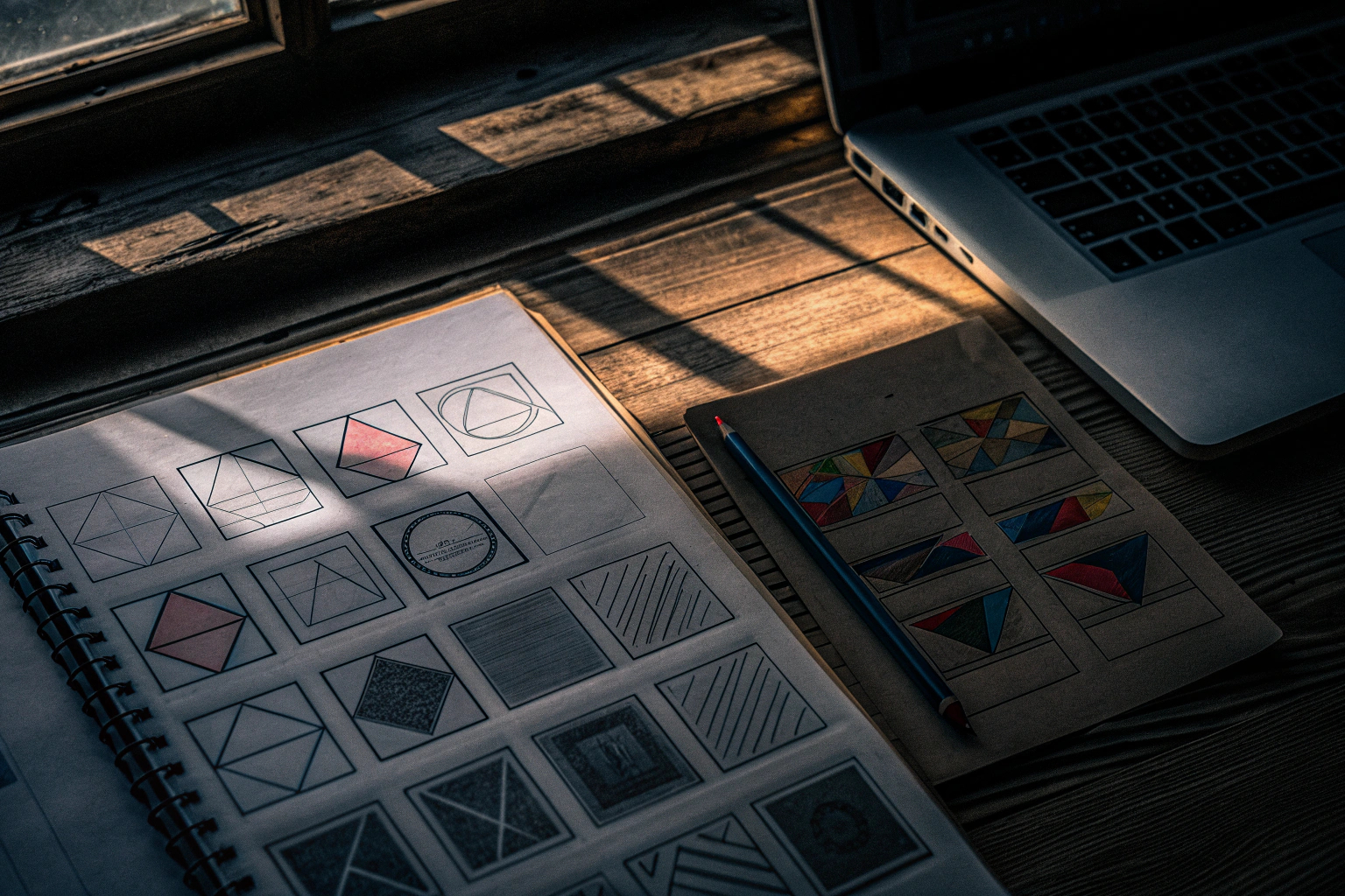 Markenlogos und Designkonzepte
