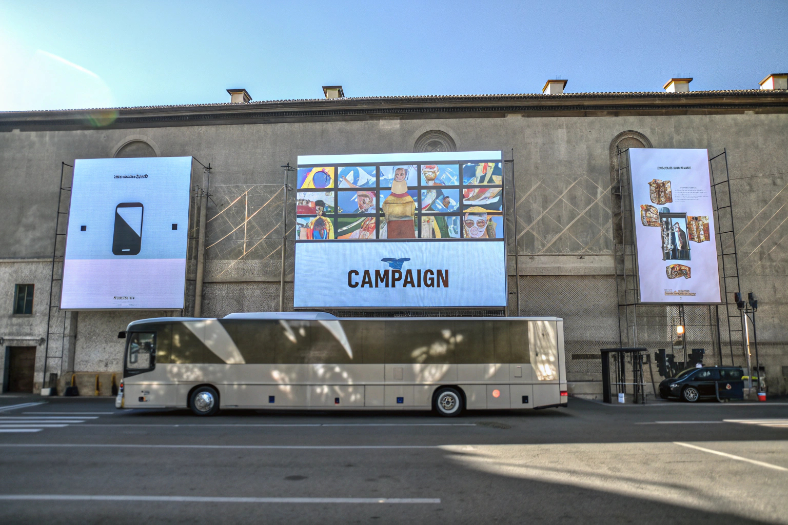 Kreative Werbekampagne
