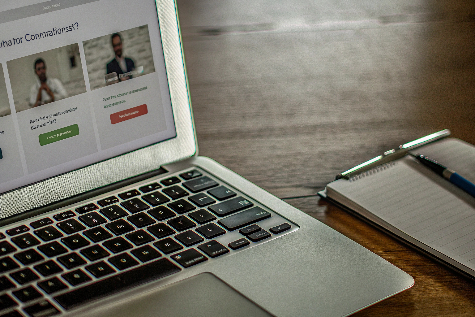 Optimierte Landing Page