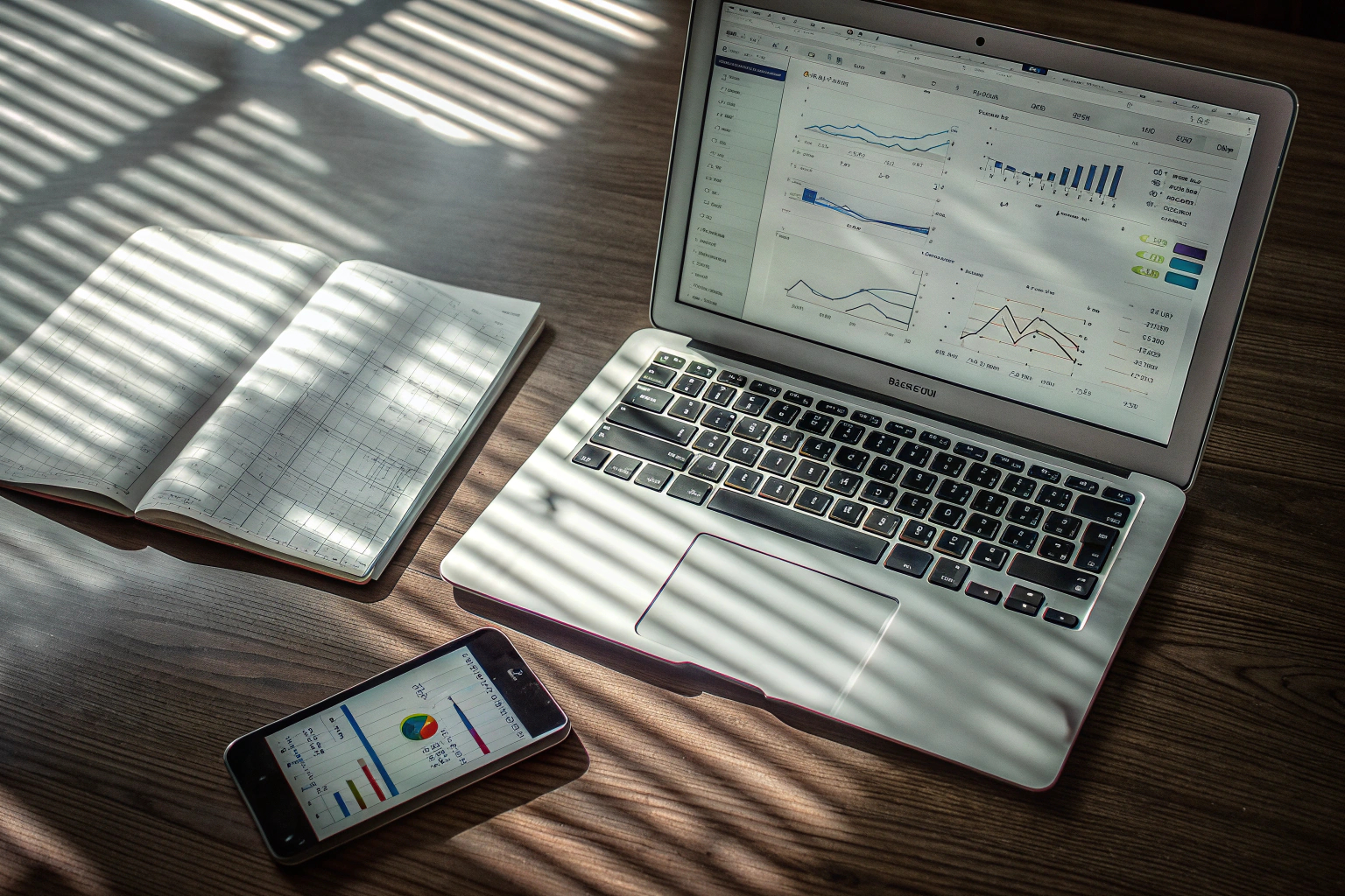 SEO-Strategien am Laptop entwickeln