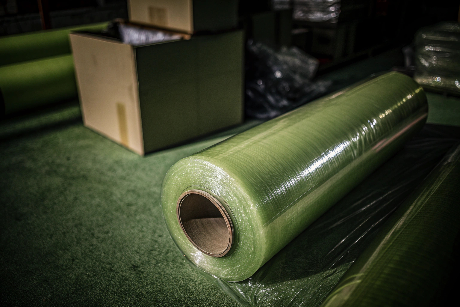 Transparente Stretchfolie für Verpackungen