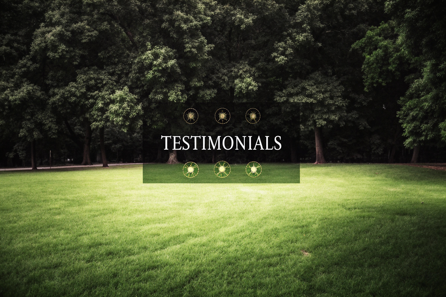 Webseite mit Testimonials