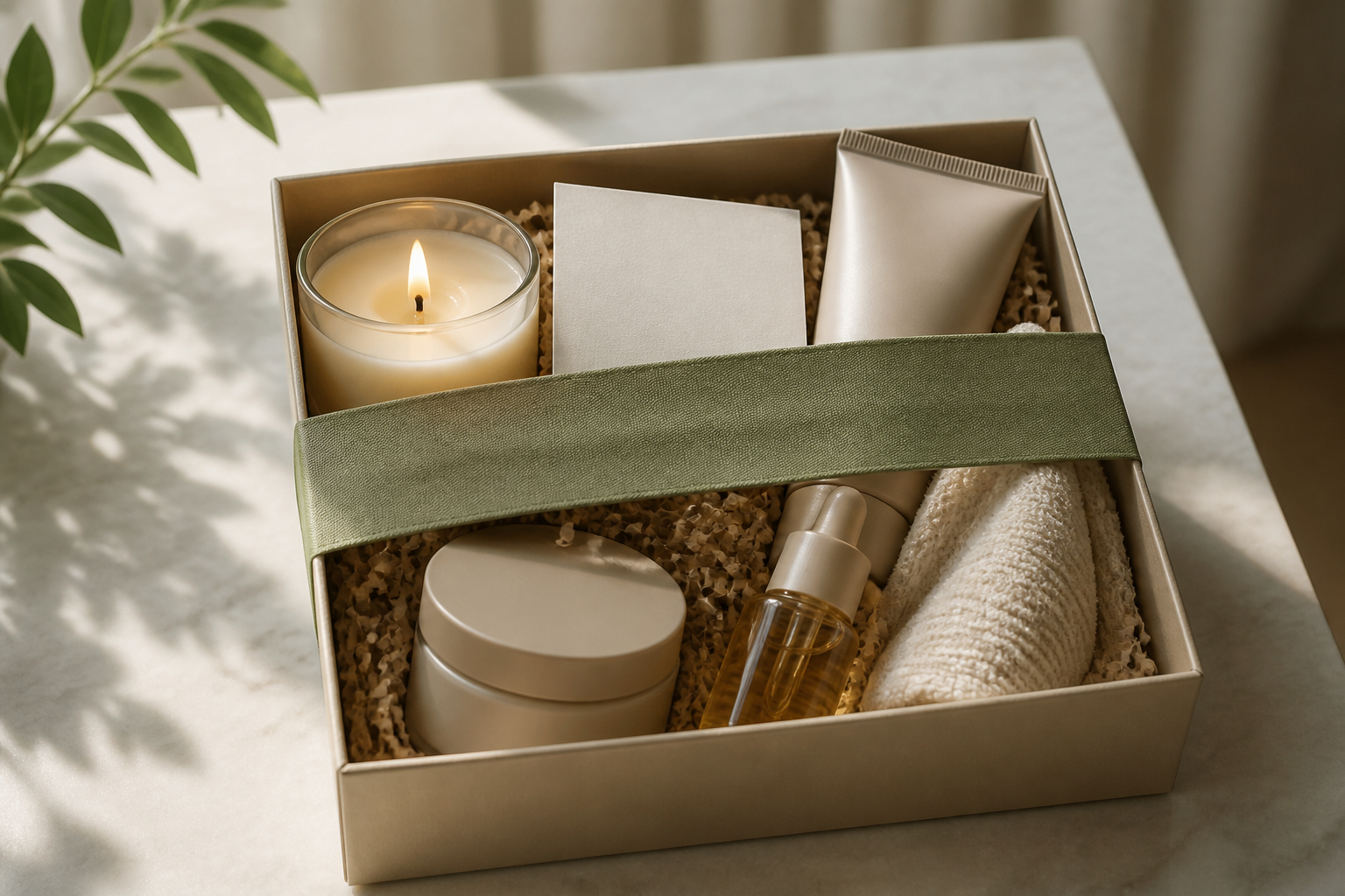Wellness Corporate Gift mit persönlicher Grußkarte