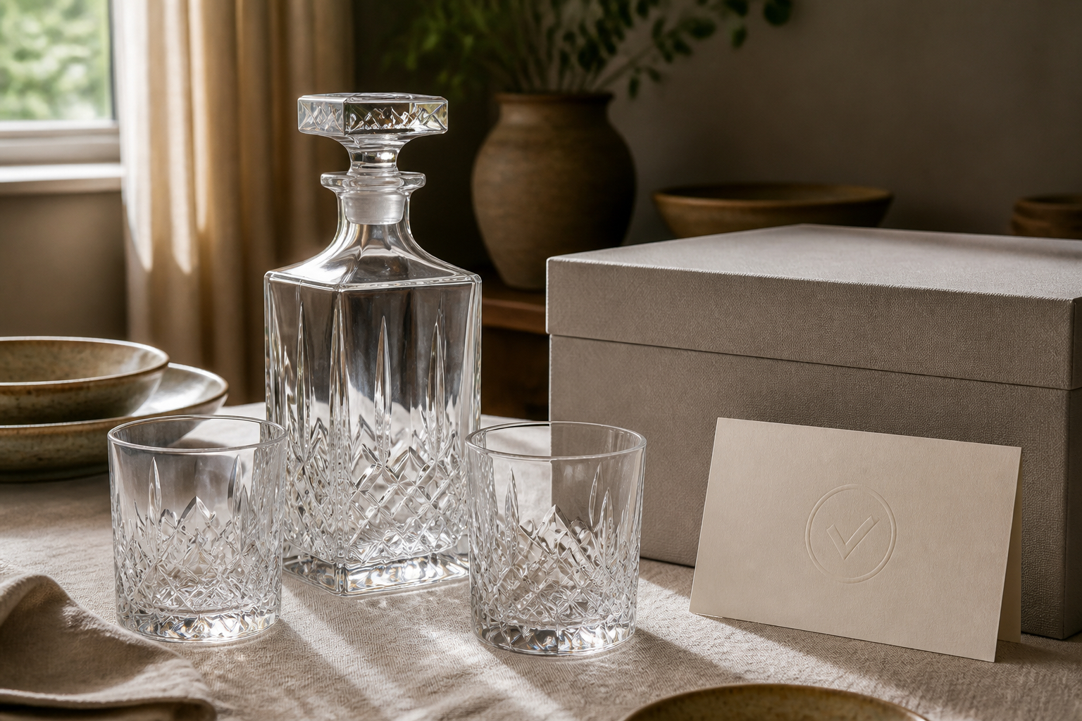 Made in Germany Glasgeschenk als Werbeartikel