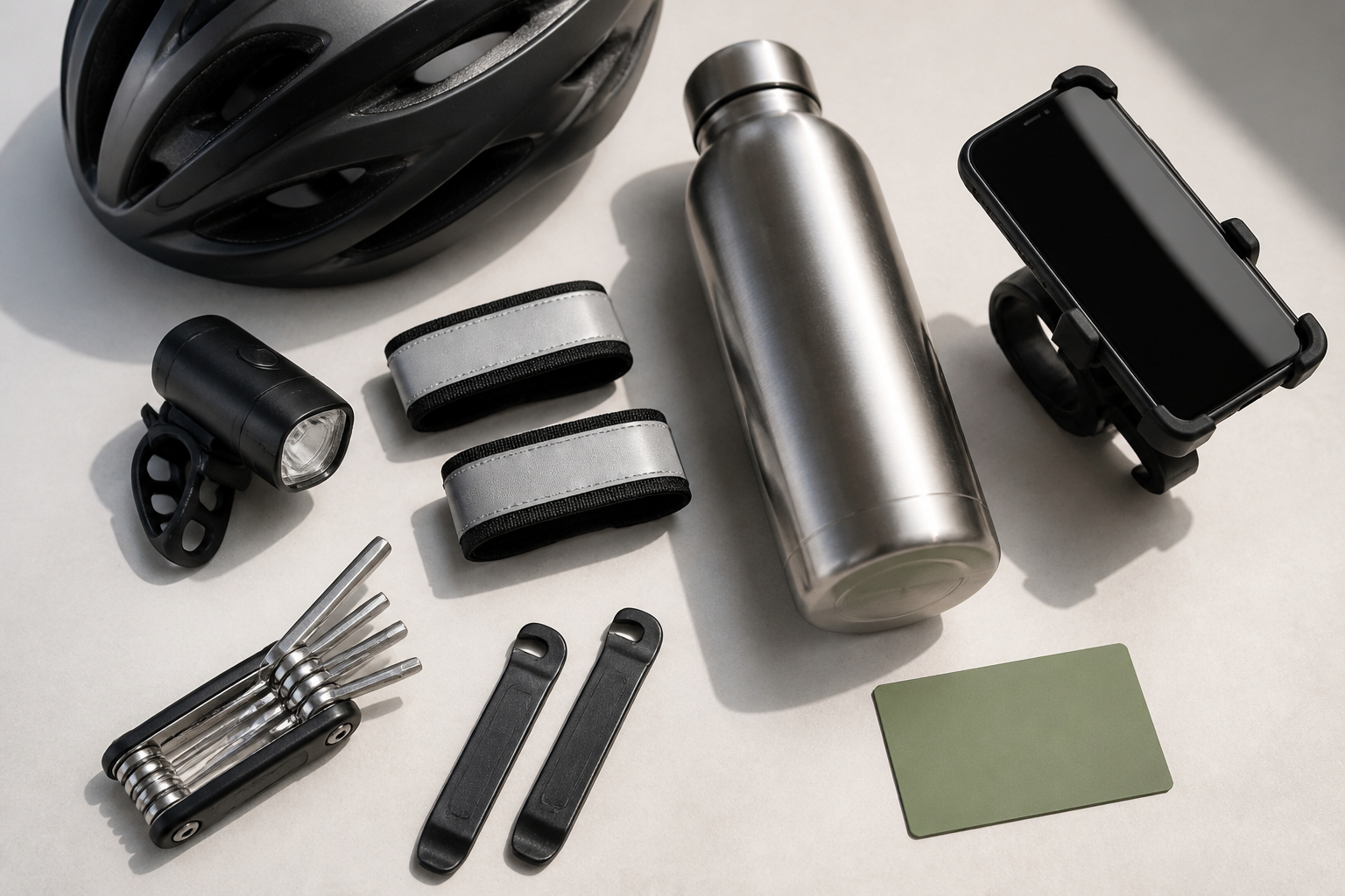 Zusammengestelltes Werbemittel-Paket für Fahrradpendler