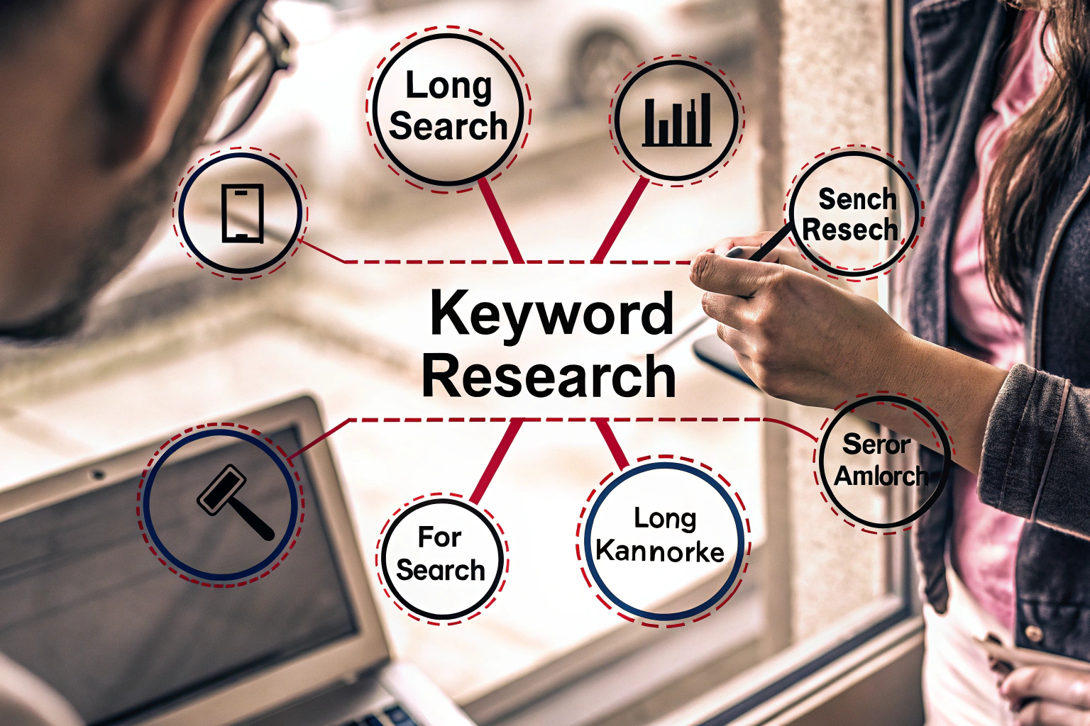 Prozess der Keyword-Recherche in der SEO-Strategie