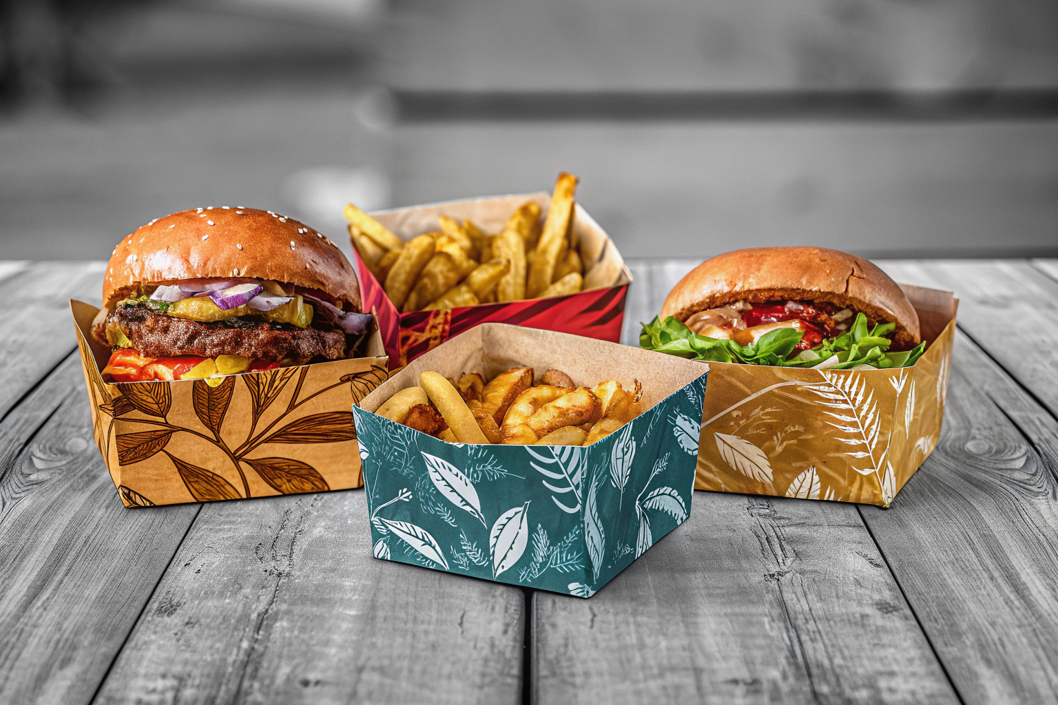 Biologisch abbaubare Fast Food Boxen von GREENBOX