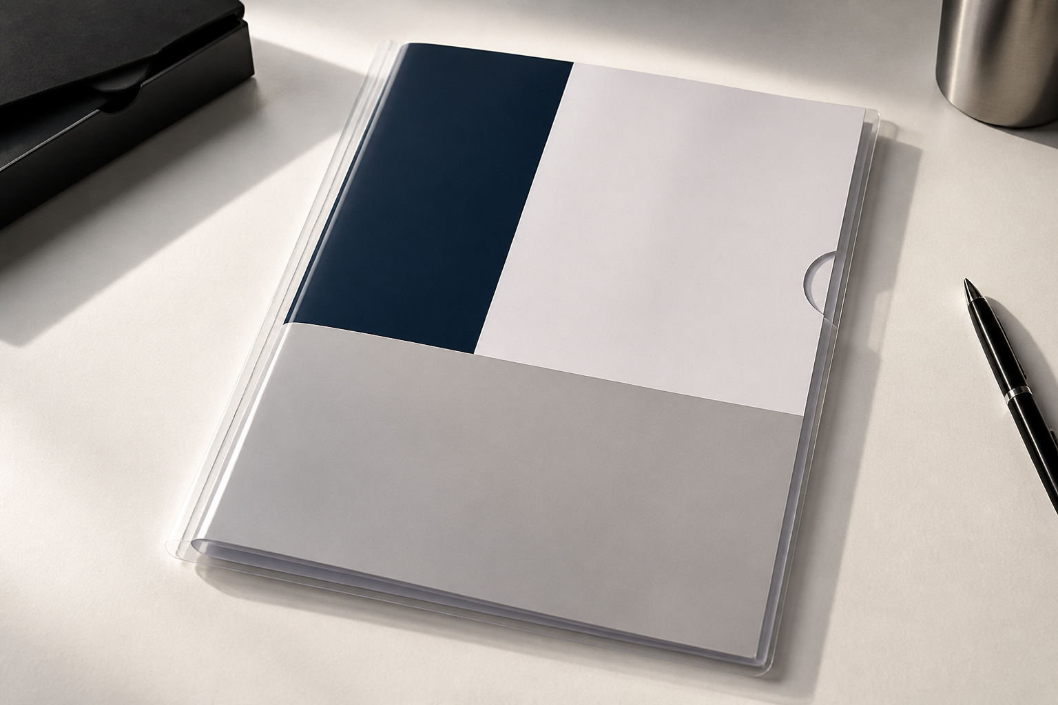 Personalisierbares Deckblatt für eine professionelle Angebotsmappe
