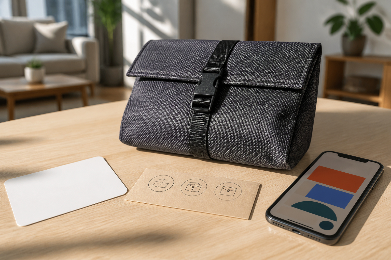 Kundin verschließt Mehrwegverpackung für eine E-Commerce-Retoure